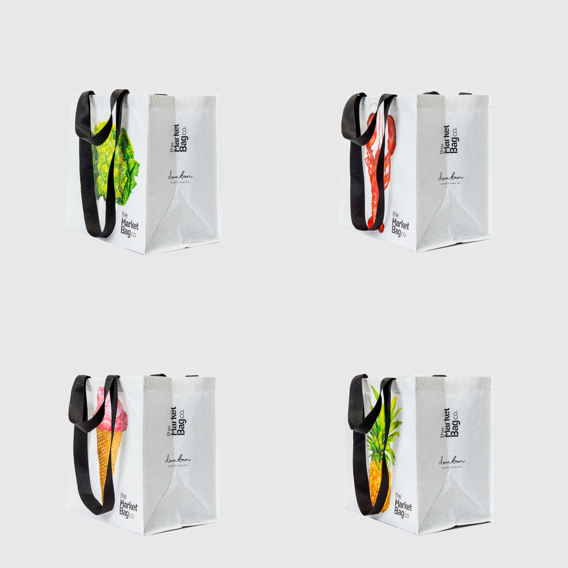 Dawn Tan x The Market Bag Co. – Daily Shopper Set - The Market Bag Co.